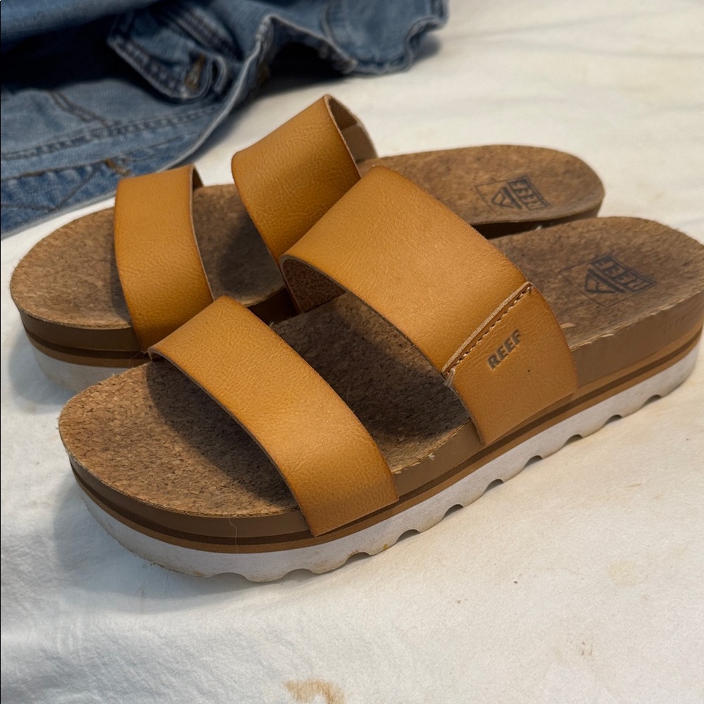 Reef Women's Brown Slide Sandals